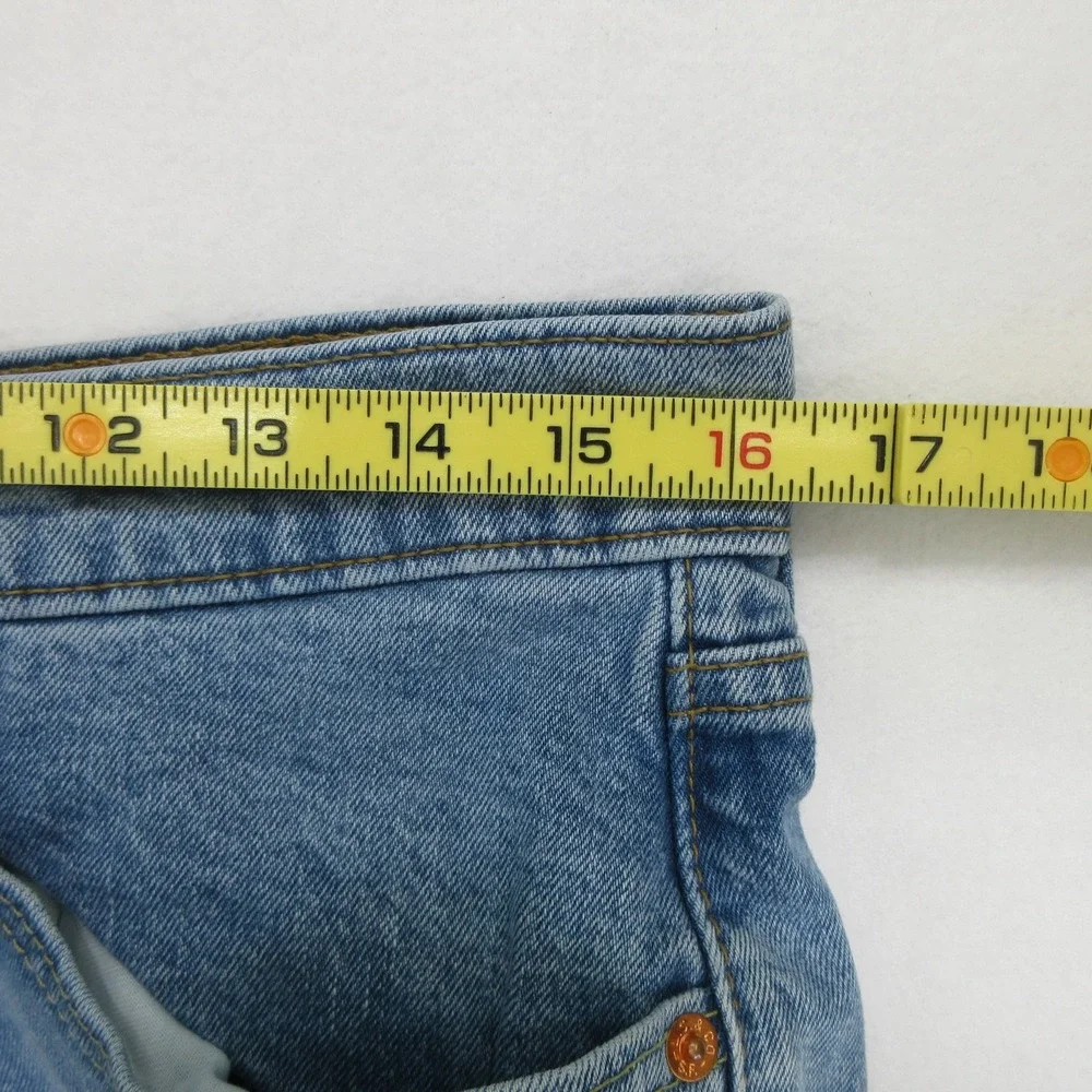 Levis Mens 550 Jeans Size 31 Blue Relaxed Fit Denim Stretch